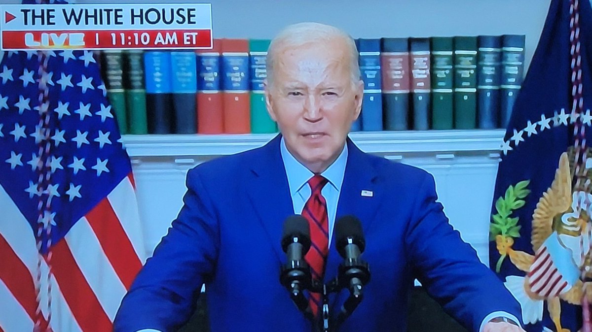 Two weeks late and $1 short! Biden made a 5 minute generic speech on 1A and did not take a single question. Not one word about prosecutions or steps to stop this BS. Biden still protects his Muslim voters.