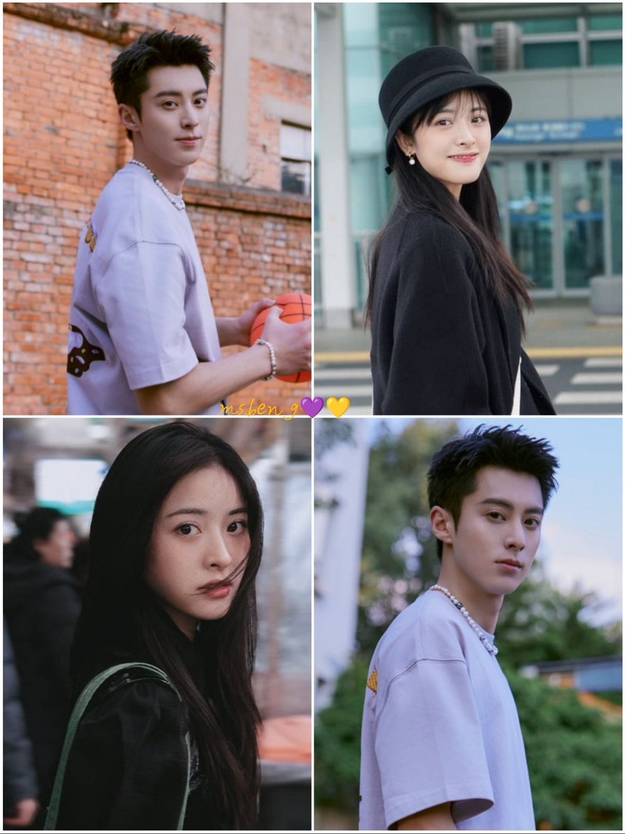 Two in perfect harmony🥰💜💛
#SymmetricalPose ala DiYue😄
#YueDi #DiYue
#DiYueVibe 
#DiYueCoincidence 💯
#ShenYue #WangHedi
#王鹤棣_Dylan #沈月
#DylanWang #CaiSi 
#DiYueForever ♾️