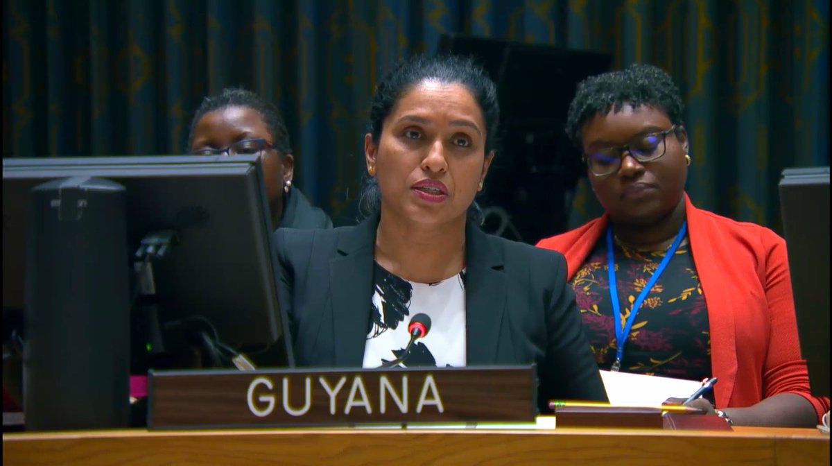 Statement delivered by Ambassador Trishala Persaud, Deputy Permanent Representative of Guyana to the UN, at Security Council meeting on 'The situation in Bosnia and Herzegovina.' Read full statement: minfor.gov.gy/un-security-co…