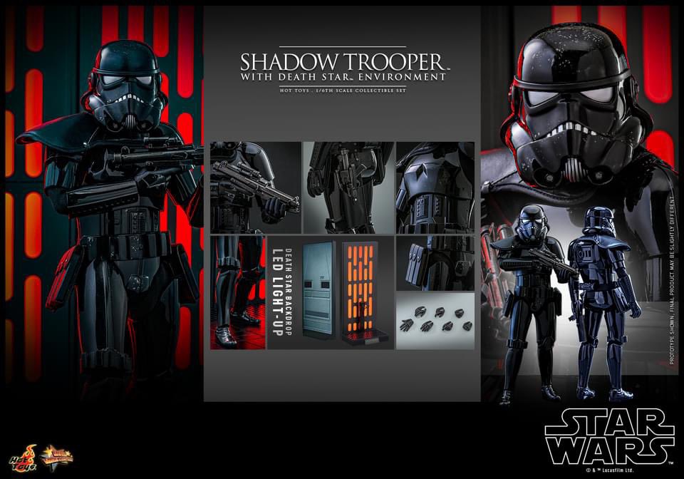 【Star Wars™ - 1/6th scale Shadow Trooper™ with Death Star Environment Collectible Set】

New announcement!

#ShadowTrooper #StarWars #Powerofthedarkside #Lucasfilm #HotToysCollectibles #SixthScale #thedarkside