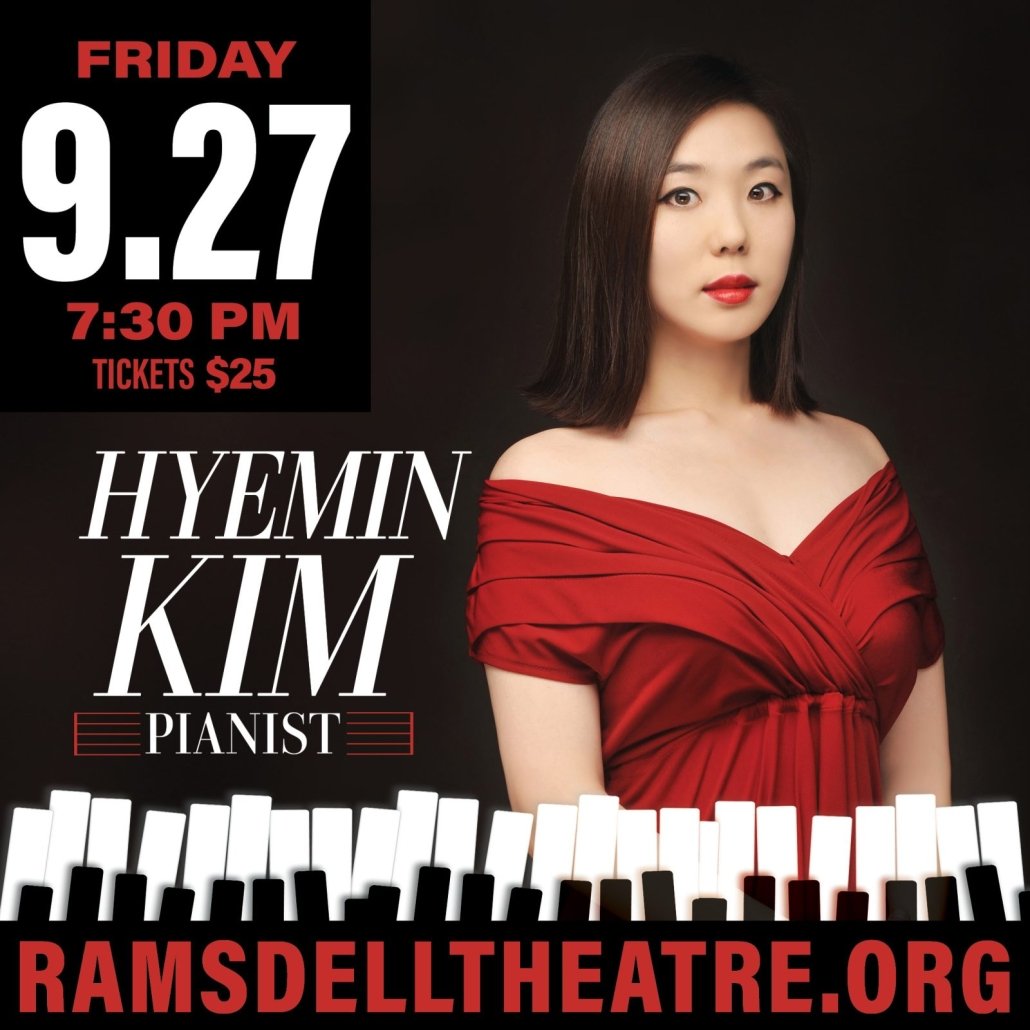 Do you like classical piano? Of course you do! Come by the Ramsdell Theatre and see Dr. Hyemin Kim in concert on September 27, 2024!

Order your tickets today:
ci.ovationtix.com/35295/producti…