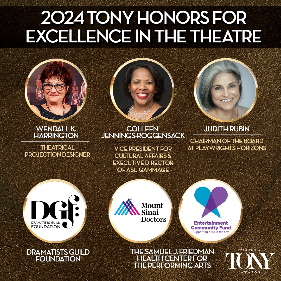 We are thrilled to share that @TheTonyAwards Administration Committee has selected ASU Vice President for Cultural Affairs and ASU Gammage Executive Director, Colleen Jennings-Roggensack, as one of the recipients of the 2024 Tony Honors for Excellence in Theatre! 🎭🌟