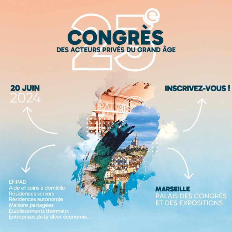 [#CongrèsSynerpa] 📆 📌 Les inscriptions au 23e Congrès des acteurs privés du grand âge sont ouvertes ! Nous vous donnons rendez-vous le 20 juin prochain à Marseille pour une édition au format inédit, riche en moments d’échange et de rencontre. Participer au Congrès des…