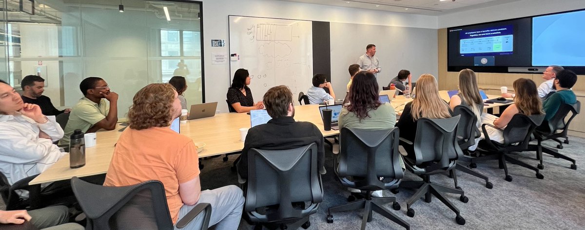 Class is in session at Nayya University 📚 

As we welcome the arrival of 15+ Nayyans over the past few weeks, we kicked off another exciting semester of Nayya U.

Interested in joining our team? Check out open roles today ➡️ nayya.com/careers#grnhse…

#Hiring #Nayya