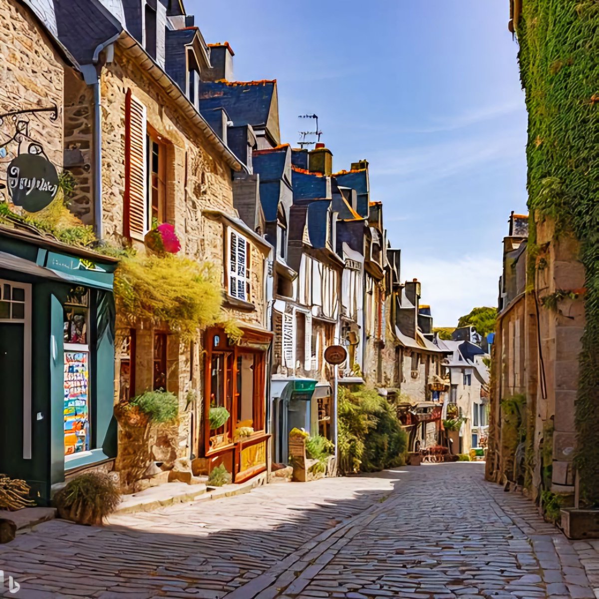 A street in the town of #Dinan in #Brittany 

#France 🇨🇵 #travel #photo
