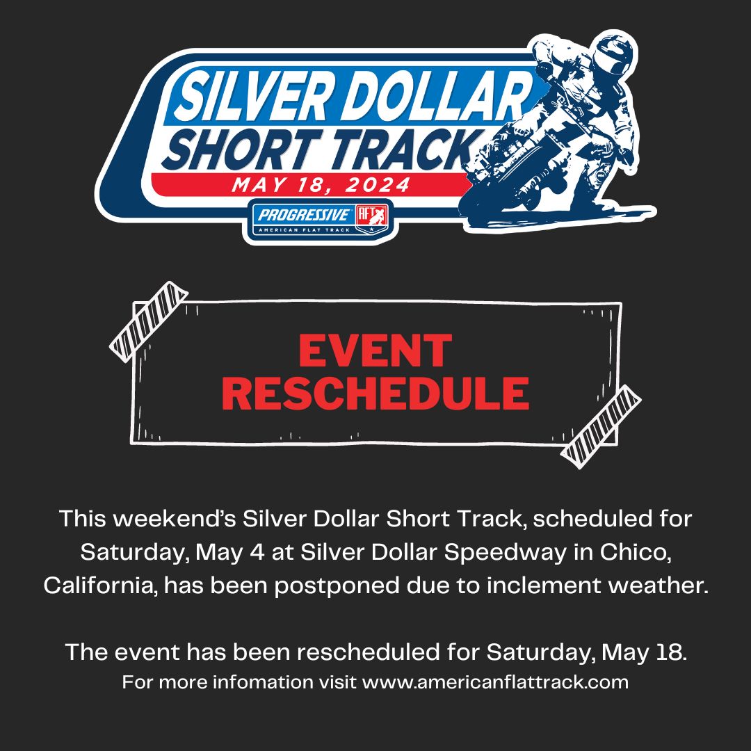 🚨 Silver Dollar Short Track Rescheduled for Saturday, May 18 Due to Inclement Weather 🚨