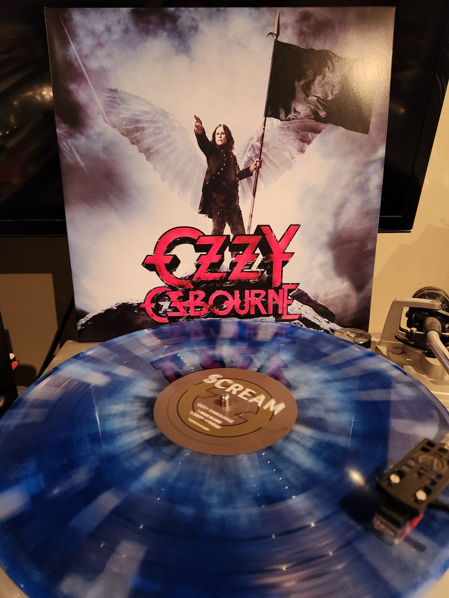 #NowPlaying more from the Ozzy box! I haven't given the newer Ozzy albums the attention they deserve. While they aren't up to par with classic Ozzy they are still good with a few surprises. Maybe we will get another this year? #OzzyOsbourne #DownToEarth #Scream #vinylrecords