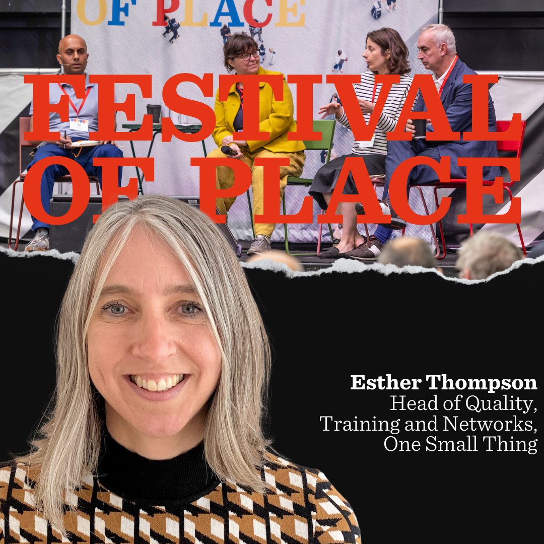 Join us at the Festival of Place on July 4th to hear from Esther Thompson, Head of Quality, Training, and Networks at @OSTCharity. Gain valuable insights into building thriving communities. Book your tickets now: bit.ly/4aQn78z #FestivalofPlace #CommunityBuilding