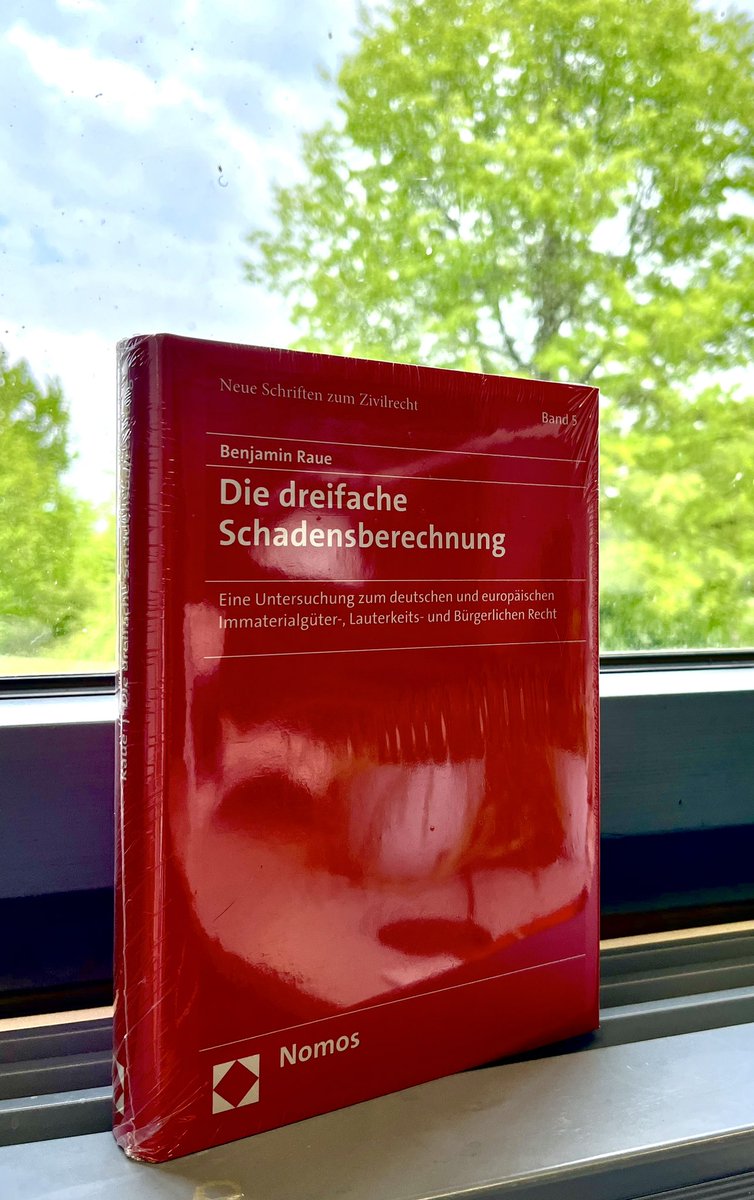 #openaccess My book on IP damages 'Die dreifache Schadensberechnung [= Three methods to calculate damages]' is now available *free of charge* in the nomos eLibrary: nomos-elibrary.de/10.5771/978384… It was first published in 2017, but it is still quoted in literature and by courts