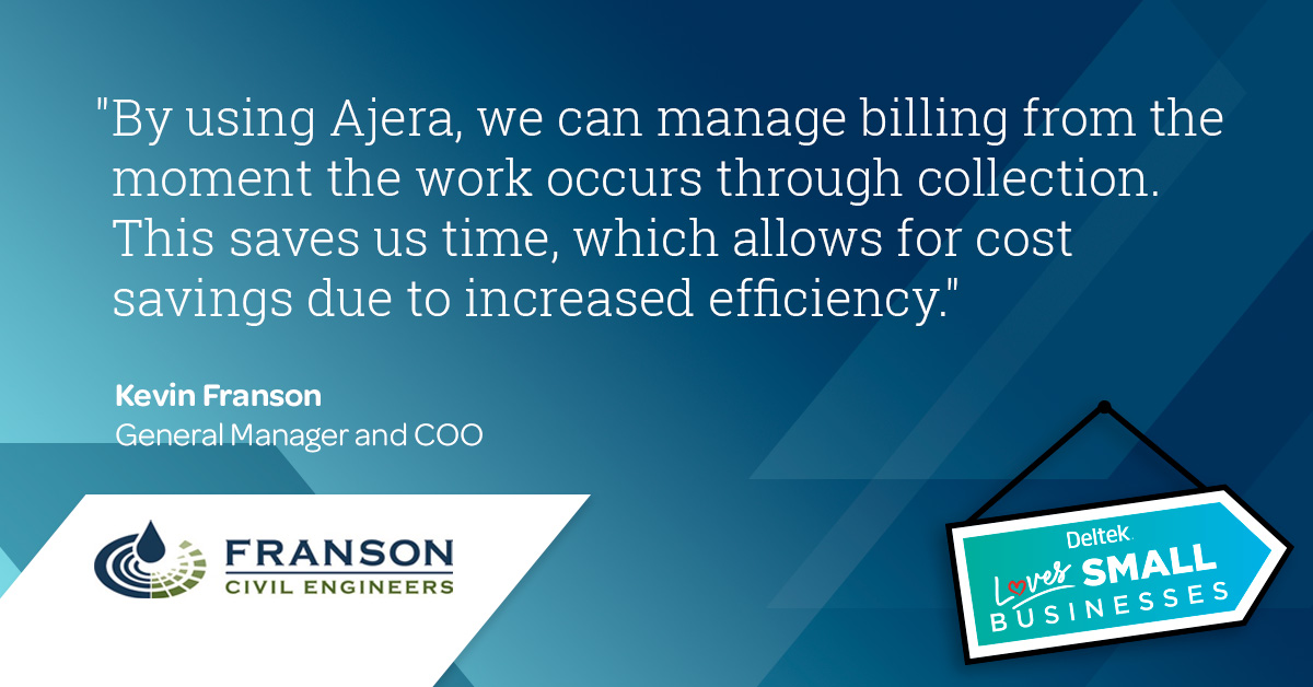 Learn how award-winning #engineering firm Franson Civil Engineers optimizes project management, streamlines document management &amp; enhances client communication by integrating Deltek’s suite of software solutions.

deltek.com/en/blog/custom…

#SmallBusinessWeek