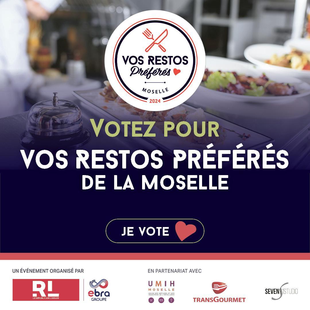 🍽 C’est l’heure des votes ! Gastronomie, bistronomie, auberge, traiteur, cuisine du monde… A vous de d'élire votre resto préféré en Moselle 👉 vosrestospreferes-moselle.fr/listes-restaur…