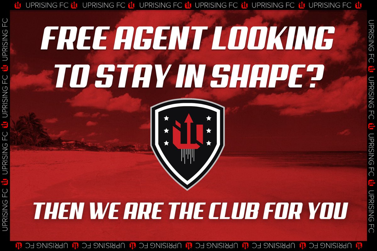 FREE AGENTS LOOK THIS WAY 👌 Are you a #football player that is currently a free agent. Are you maybe thinking of holidaying in Anguilla before finding your next full time club & want to stay in shape? If the answer is yes, then why not do so by playing a few games for us ⚽️🇦🇮
