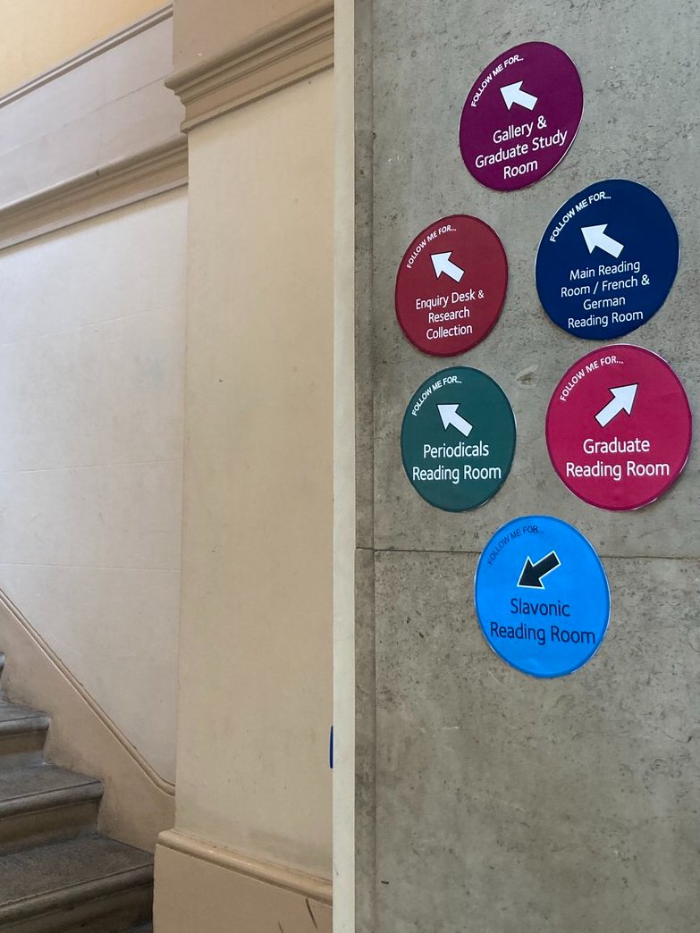 You may have noticed some new signs we're trialling in the library recently - we're hard at work trying to demystify this building for all of our users! #TopTipThursTay