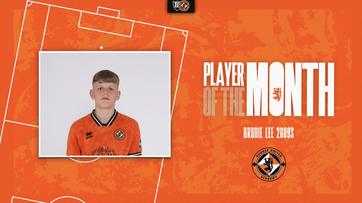 April @DUFCAcademy Player of the Month Childrens Section - Cairn Allan & Oliver McPherson Youth Section - Brodie Lee Each of the players have went over and above to improve themselves and others through out the academy Everyone is very proud of them 🟠⚫️