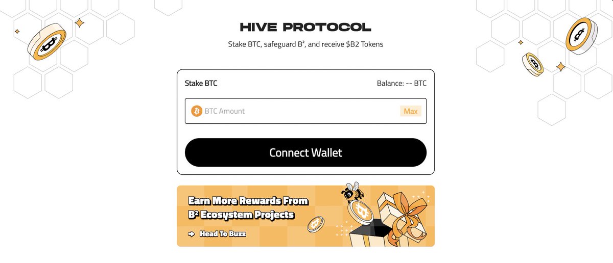 Meet the B² Hive Protocol!

Utilizing the B² Proof-of-Stake (PoS) consensus mechanism, the Hive Protocol enables users to safeguard B² and receive B² token rewards by staking $BTC : hive.bsquared.network

Rewards will start accruing at 4 AM UTC tomorrow .

Note:
🟧 Users can…