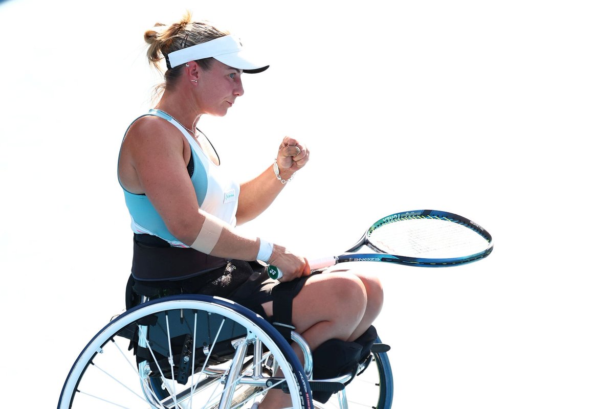 Semi-final bound at the Kemal Sahin Cup in Turkey...

@lucy_shuker books her place in her second ITF 2 singles semi of the year after beating Katharina Kruger (GER) 6-3, 2-6, 6-0 in Antalya.

#BackTheBrits 🇬🇧 | #wheelchairtennis