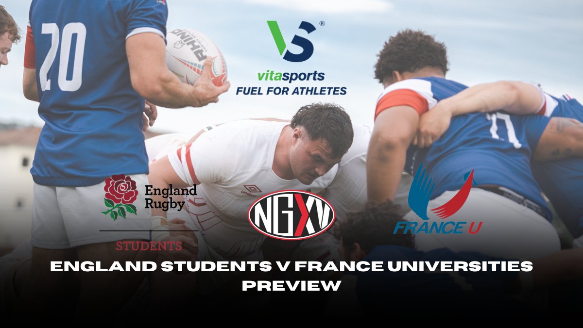 Preview: @EnglandRugby v @FranceRugby | Live Stream Join us LIVE here on NextGenXV at 3.45pm as @EngRugbyUnis host France Universities - some of @BUCSSuperRugby finest in action! Here's our preview: nextgenxv.com/2024/05/02/liv… #LiveRugby #EnglandStudents