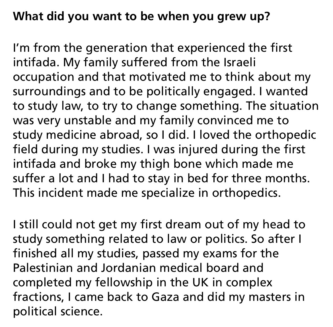 Dr Adnan Al Borsh who was killed due to severe torture in Israeli detention previously trained in King’s College London in the UK. His profile by <a href="/MedicalAidPal/">Medical Aid for Palestinians</a> has reduced me to tears. What a beautiful soul and what a talent the world lost. 😞 

map.org.uk/news/archive/p…