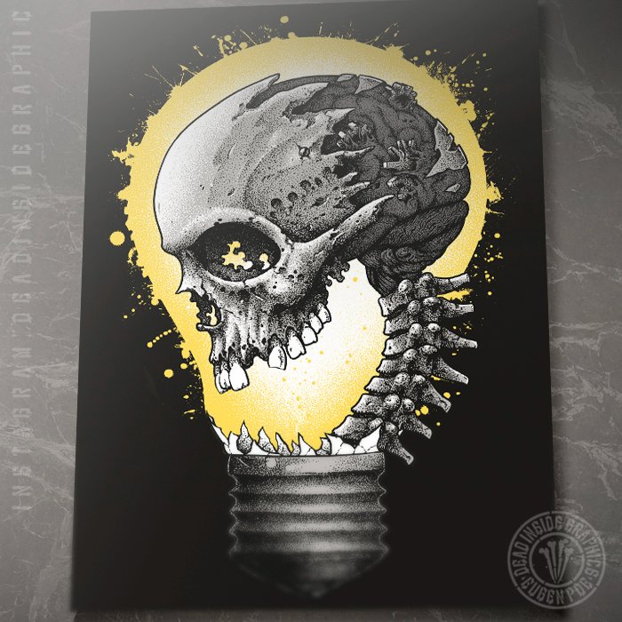 Yet, another old graphic, and it's refreshed! 
Remastered as they say

 #art #artwork #graphic #drawing #ilustration #design #darkart #skullart #obscureart #darkartwork #darkartist #skull #macabre #horrorart #horror #macabreart