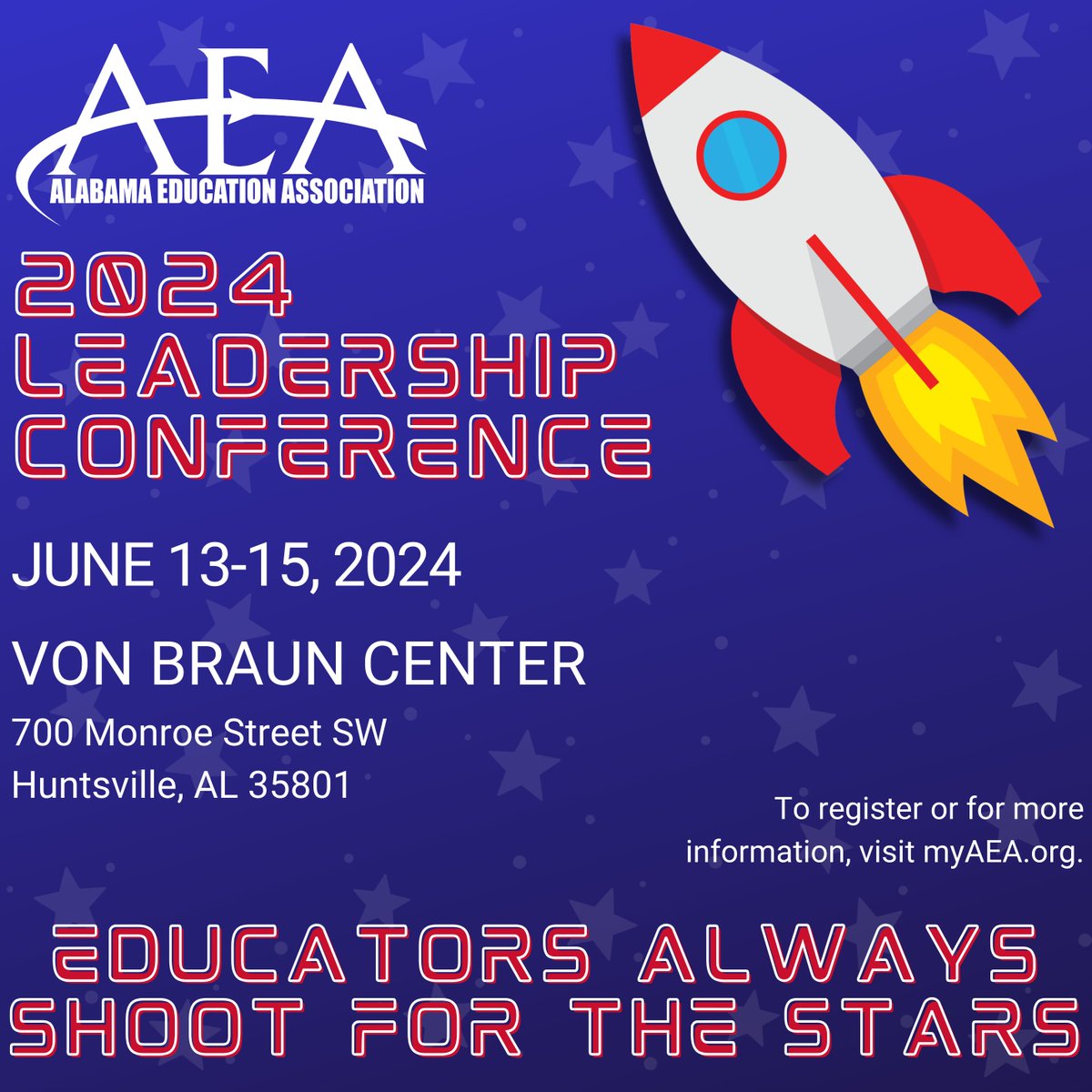 All roads lead to Huntsville for the 2024 AEA Leadership Conference! You don't want to miss this conference filled with sessions to help you grow as a local leader. For more information and to register, visit myaea.org/aealeadership. #myAEA