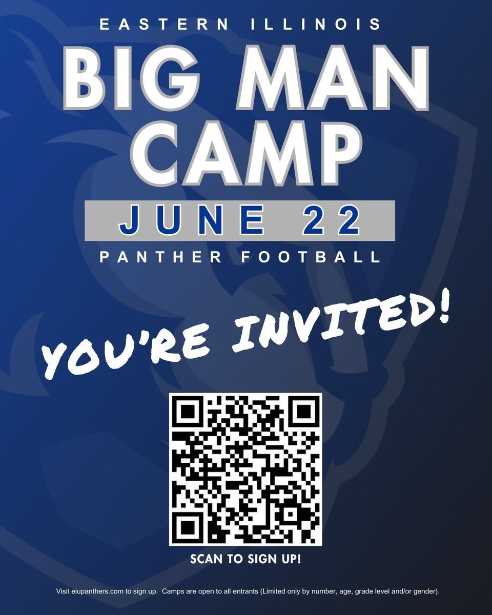 Thank you @CoachCGatton of @EIU_FB for the camp invite!