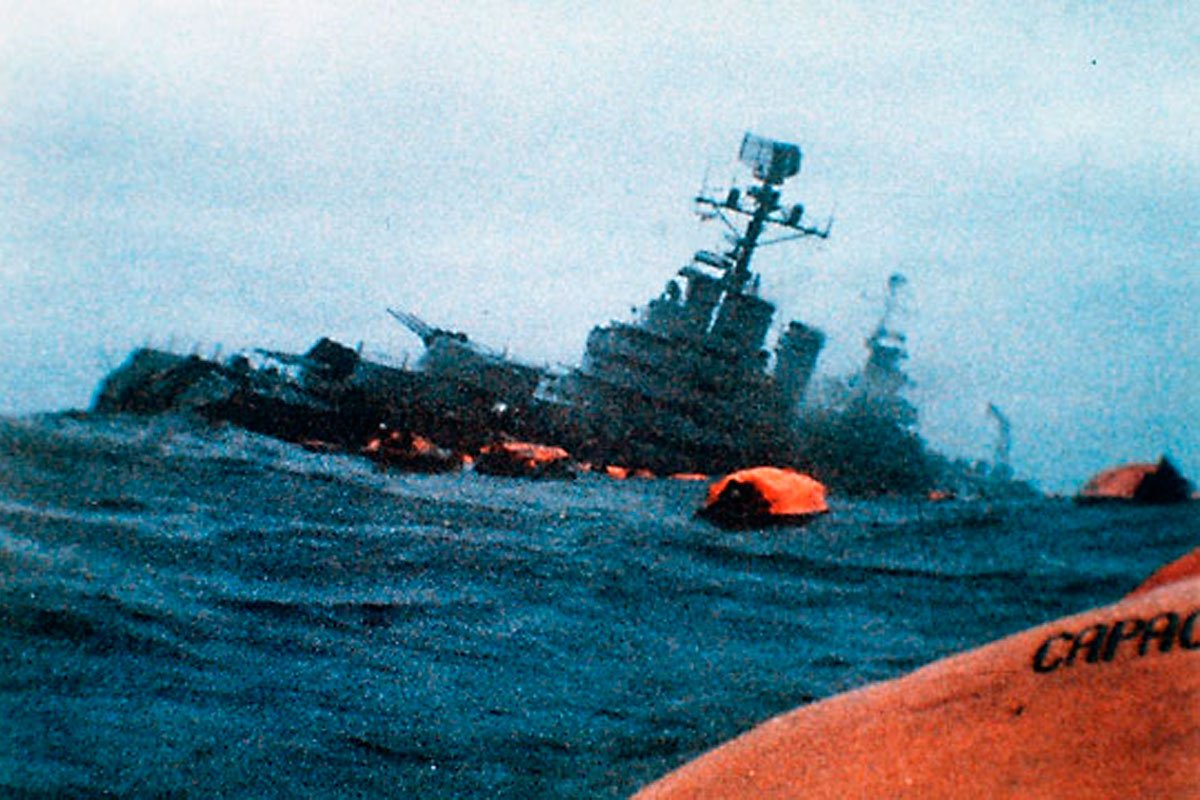 Un día como hoy, hace 42 años, el submarino británico HMS Conqueror 'chocobareó' al crucero ARA General Belgrano, causando la muerte de 323 argentinos.