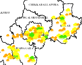 Finally Bengaluru Rains Visible in the MAP

Yes, finally widespread rains in Bengaluru. 
Karnataka Rainfall Map is listing the rains in Bengaluru :)

Vidyapeeta (Southzone) : 20mm
Hampi Nagar (Southzone): 12mm
Maruthi Mandir Ward (Westzone) : 12mm

Rest of the city between 3mm to…