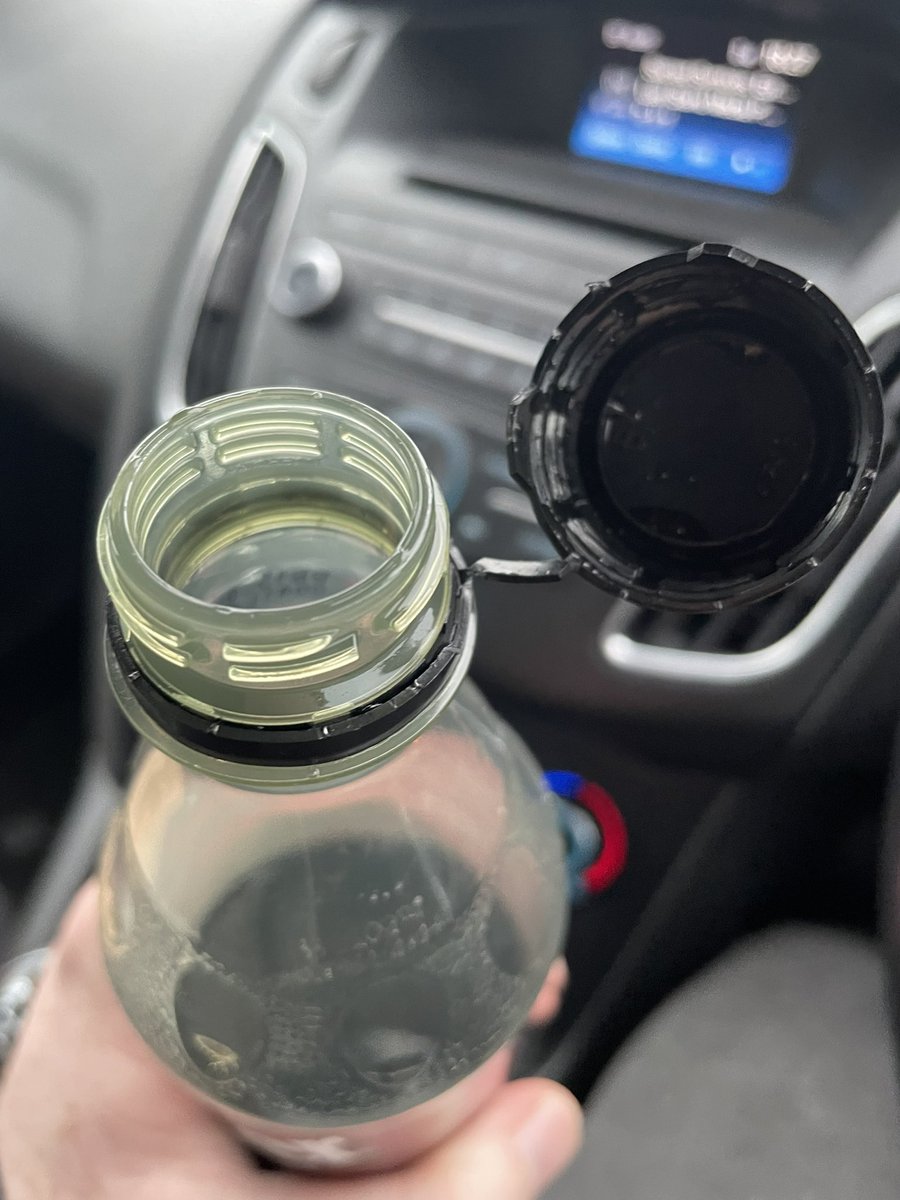 Shoutout to the new little connector things that keep the bottle cap attached to the bottle…

I hate you…