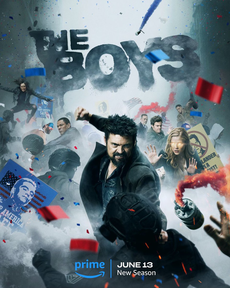 New poster for ‘THE BOYS’ Season 4.

Premieres June 13 on Prime Video.
