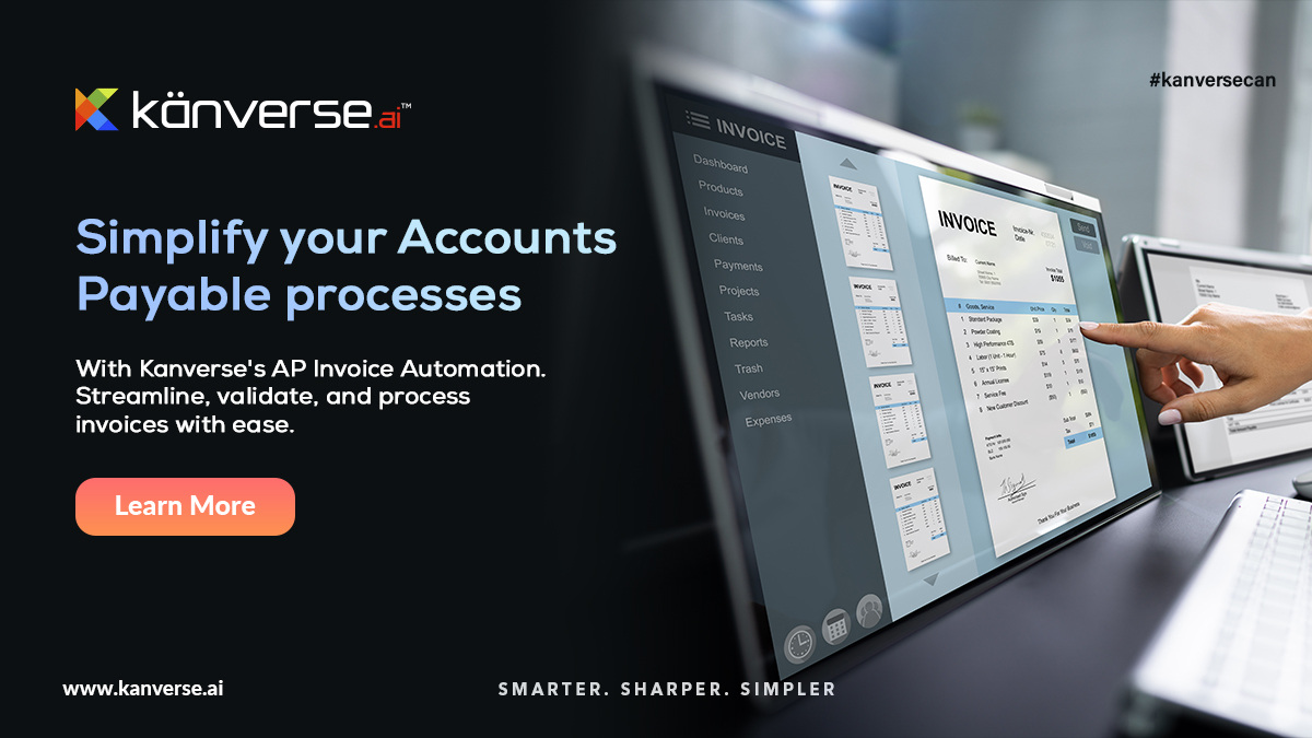 Kanverse's AP Invoice Automation simplifies invoice processing with cutting-edge technology, reducing manual data entry and saving you valuable time and money.
hubs.la/Q02vSkqS0

#IntelligentDocumentProcessing #ai #intelligentautomation #ocr #idp
#apautomation #apteams