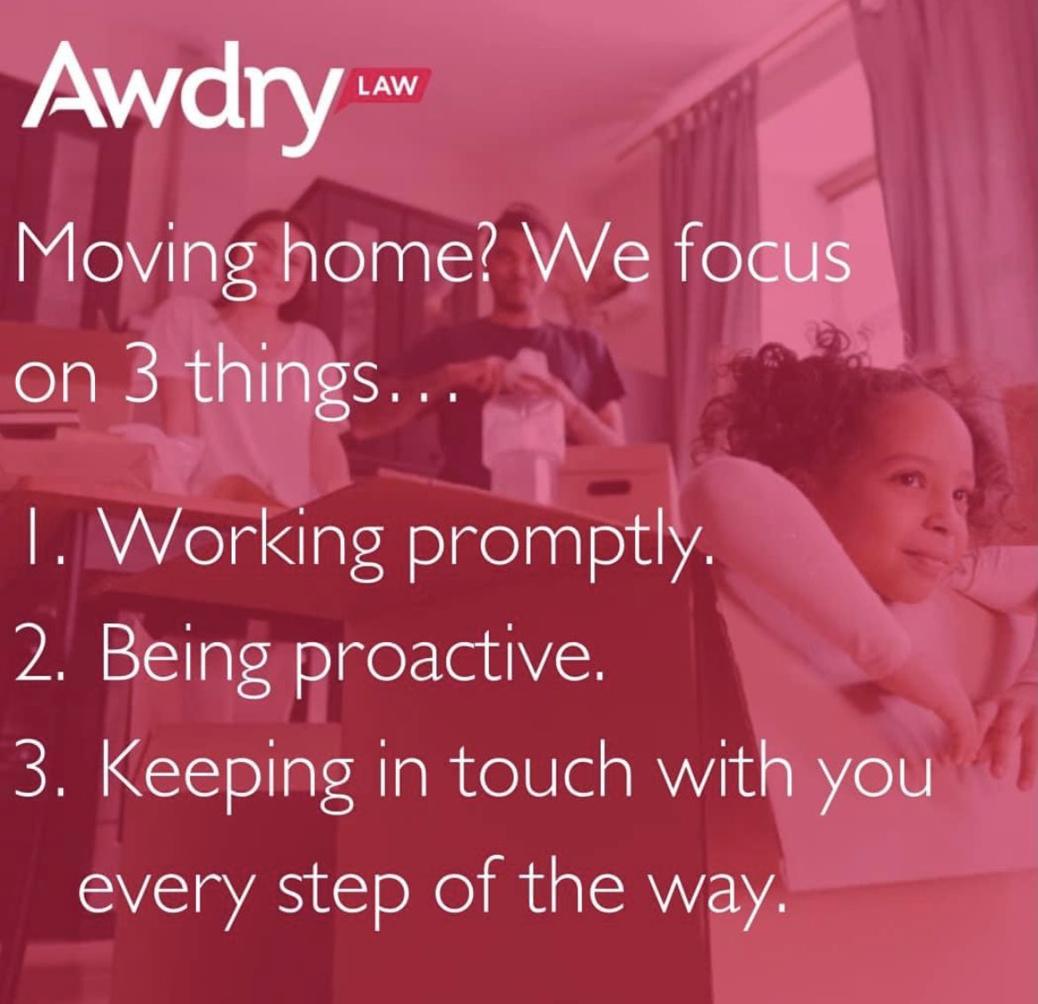 Moving home? Our conveyancing team focus on 3 things… 🏡 

Find out more here: awdry.law/for-individual…

#movinghome #conveyancing #propertylaw