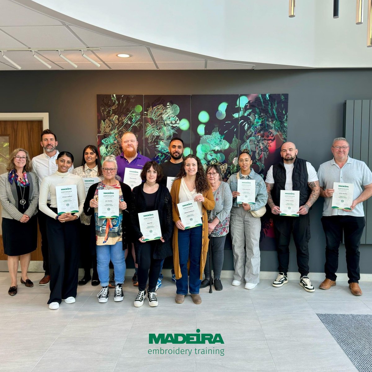 MadeiraUK's tweet image. Madeira embroidery training part 1 is complete!🎬 What a fantastic two days, filled with a diverse group of enthusiastic embroiderers🪡

Who’s joining us for part 2 in September?📚 bit.ly/madeira-embroi…

@embroiderytrain

#MadeiraThreads #EmbroideryCourse  #EmbroideryTraining