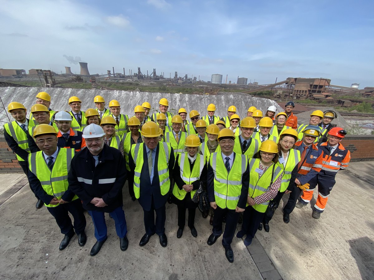 British Steel was proud to host the Lord-Lieutenant of Lincolnshire and dignitaries during a special tour of its #Scunthorpe site today. Read the full story here: ow.ly/1yzN50RuUwR #BuildingSustainableFutures