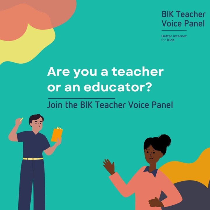 📚Calling all educators!📚 Are you a teacher in pre-school, primary, or secondary education? 🌟 Join Our BIK Teacher Voice Panel and share your insights on children's online safety. Join the conversation 👉bit.ly/3FlGf07