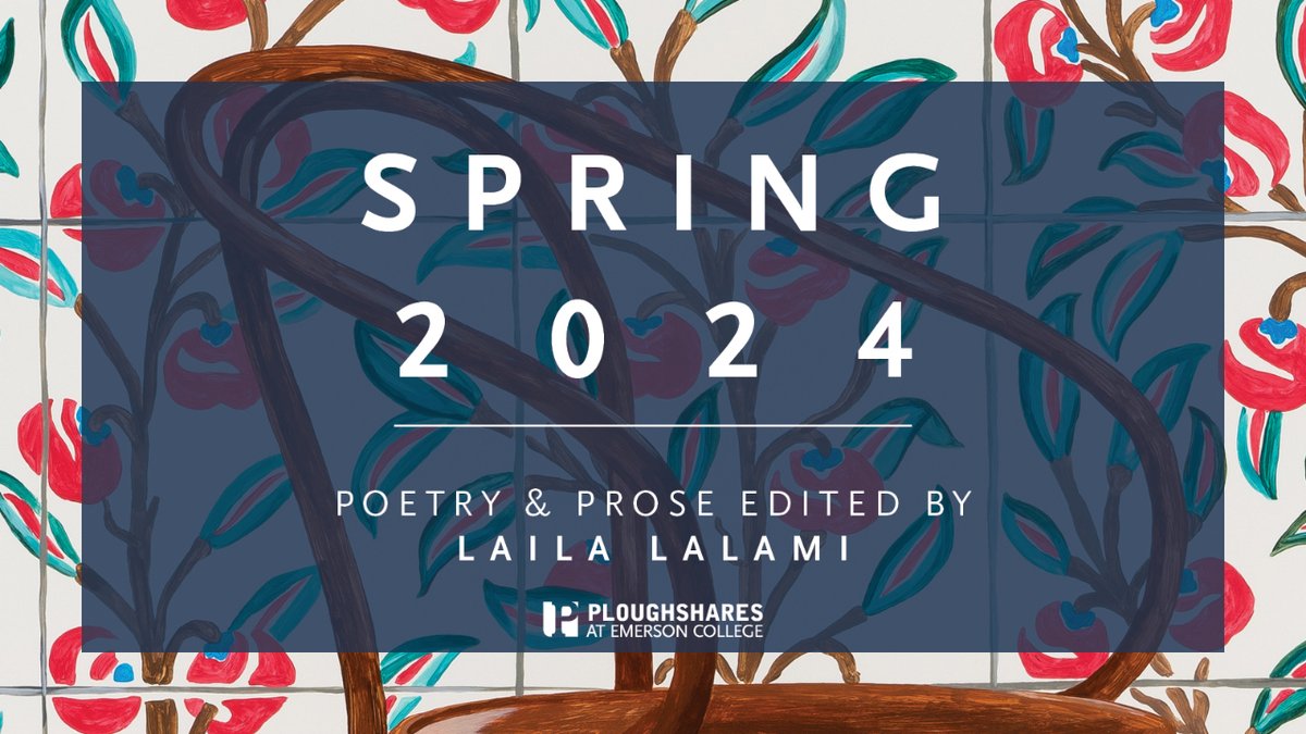 Featuring poetry and prose from Mosab Abu Toha, Nathalie Handal, January Gill O'Neil, Farah Abdessamad, and others, The Ploughshare Spring 2024 Issue is now available for purchase! pshr.us/spring24