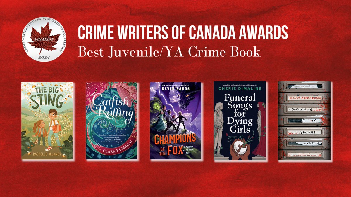 The @crimewriterscan have announced the shortlists for the 2024 Crime Writers of Canada Awards. Congratulations to all of the finalists! bit.ly/3wjoi1a 🕵️ #CrimeWriting #CanLit #KidLit #YA