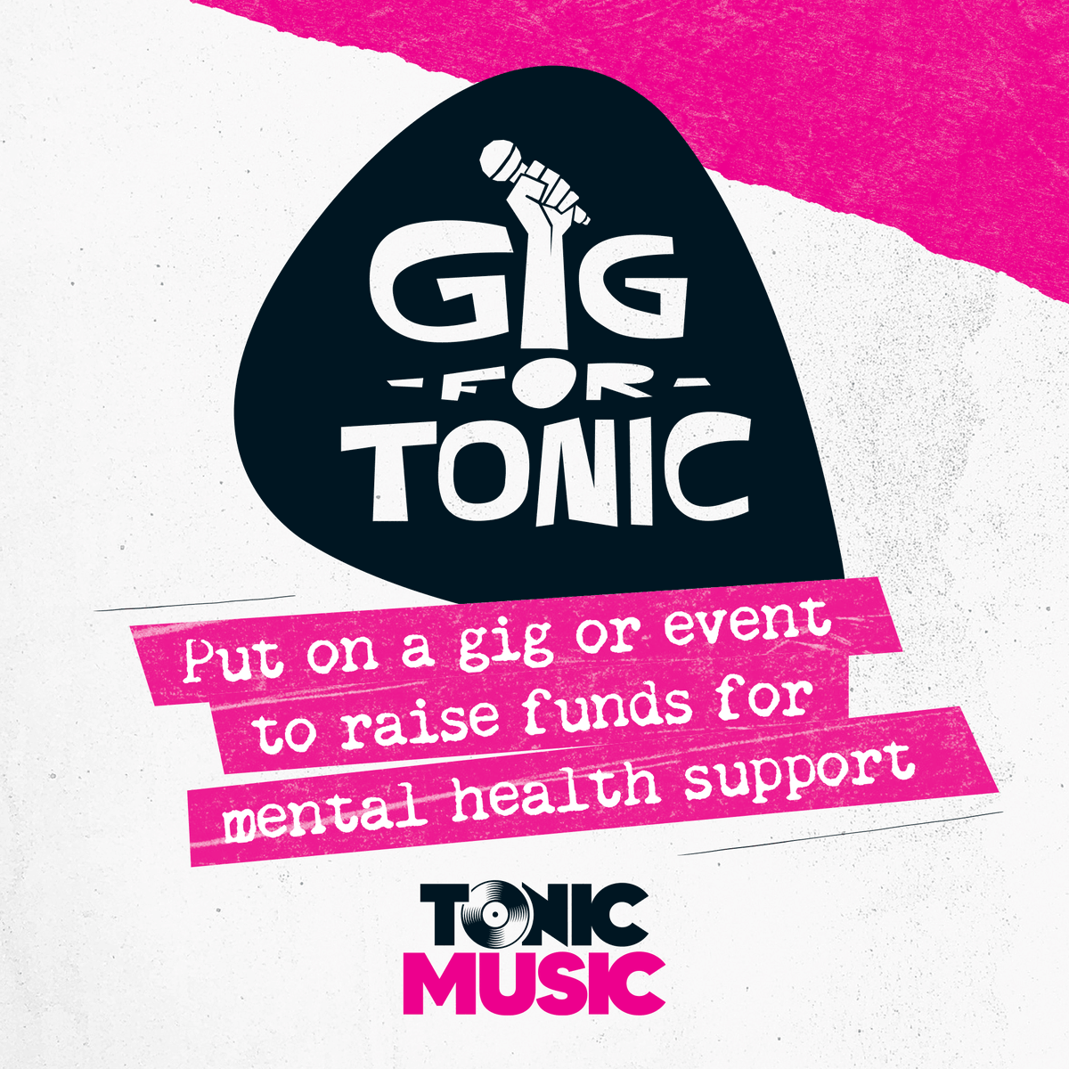 Why not make your next gig a fundraiser gig for Tonic Music and help fund training and support for people experiencing poor mental health. → tonicmusic.co.uk/gigfortonic #MentalHealth #Music #Tonic #Wellbeing