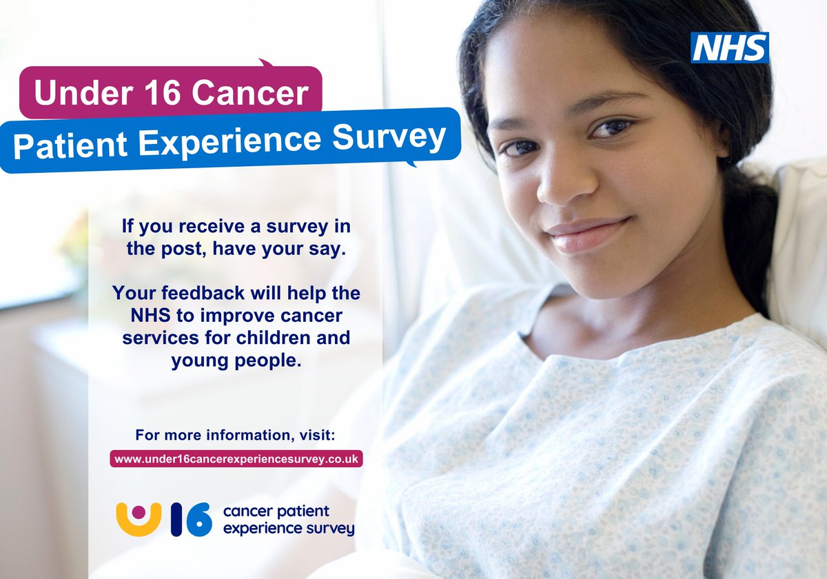 The Under 16 Cancer Patient Experience Survey is open. Completing the survey can help shape cancer care for children.