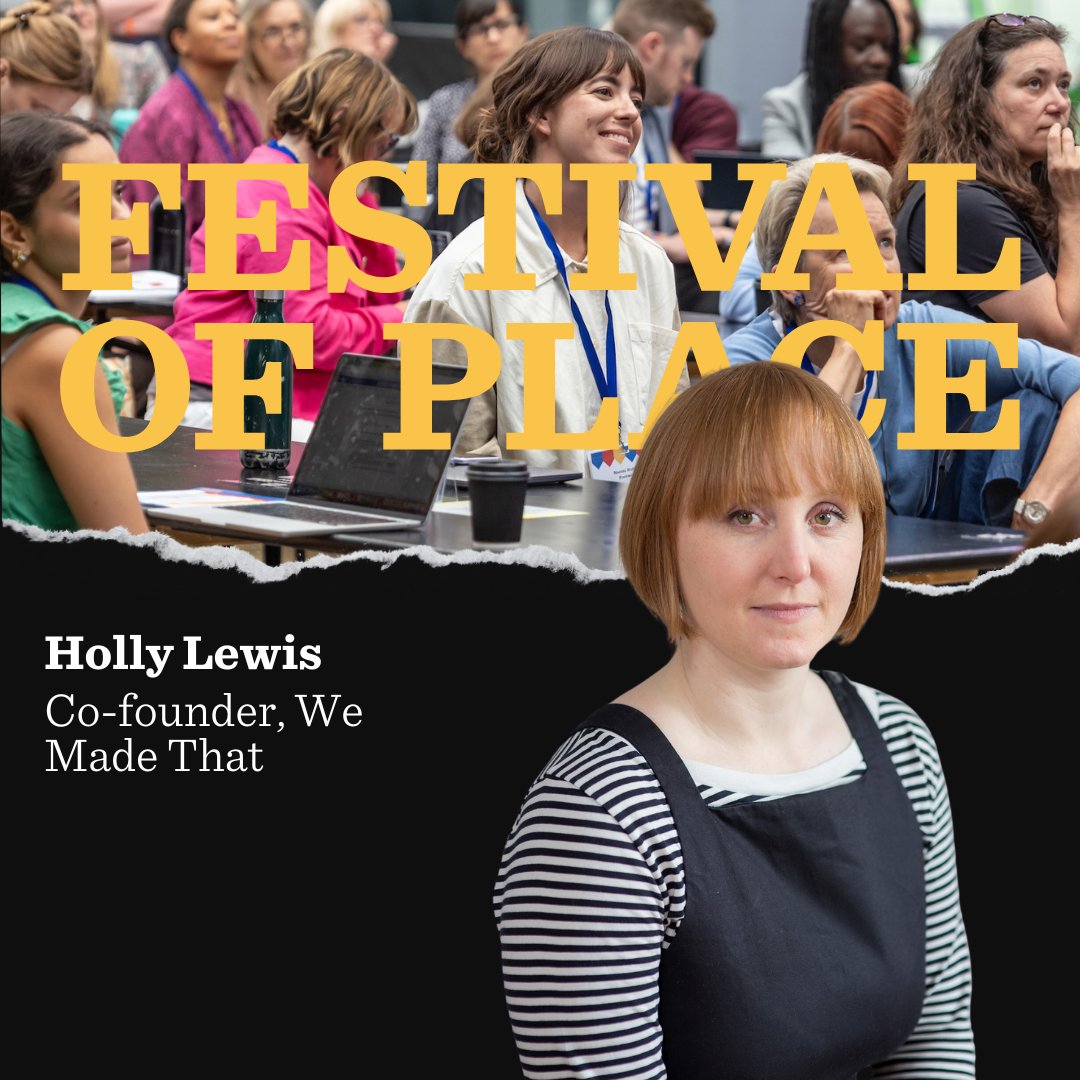 Holly Lewis @we_made_that will also be taking to the stage at this years Festival of Place, 4 July at Boxpark Wembley. Get your tickets to join festivalofplace.co.uk