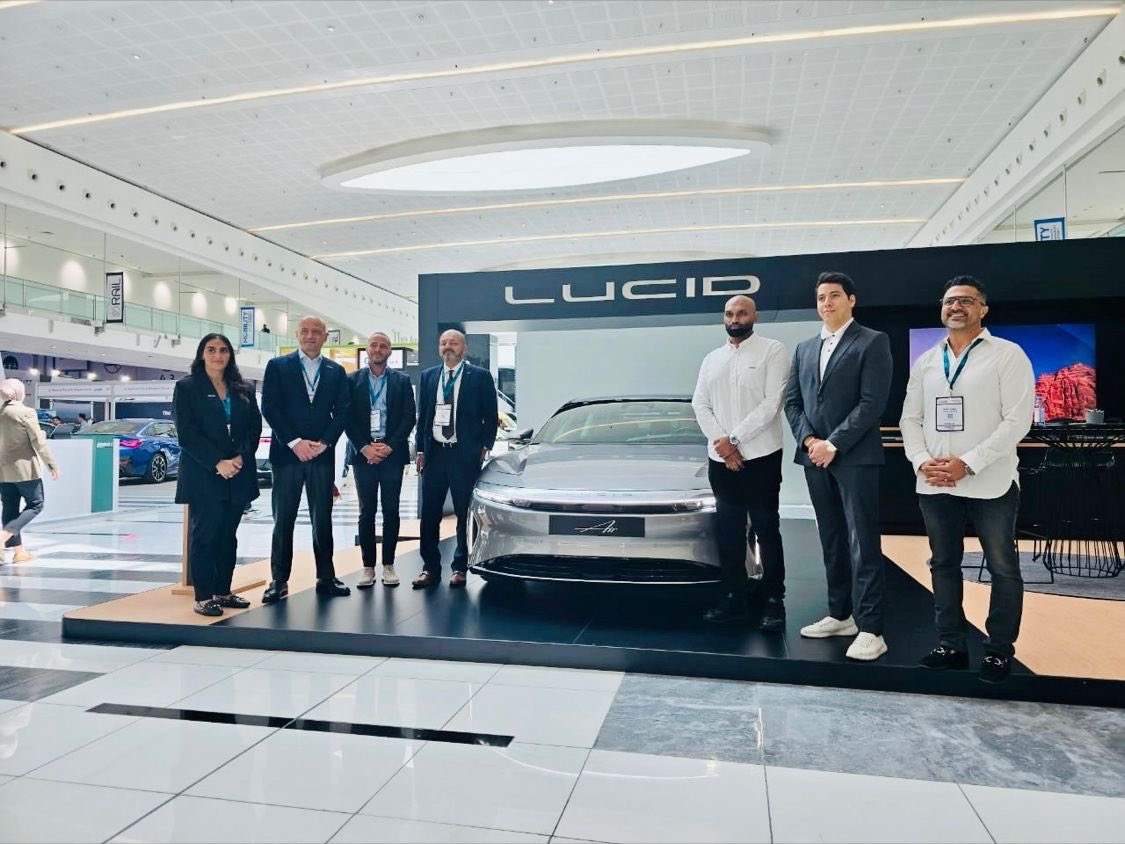 ▪️@LucidMotors made its debut at Mobility Live Middle East & Saudi in Abu Dhabi this week! $LCID #Lucid #لوسيد @MobilityLiveME