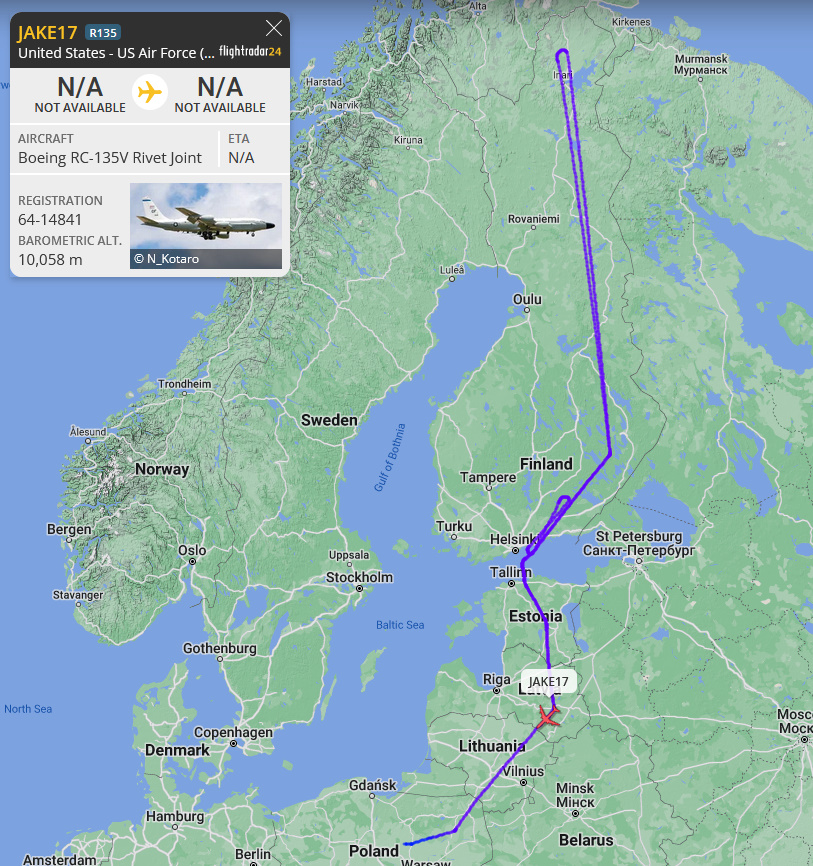 🇺🇸Boeing RC-135V Rivet Joint JAKE17