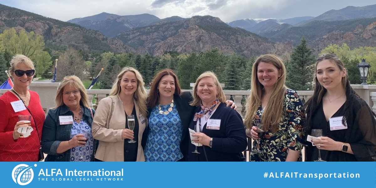 ALFAIntLaw's tweet photo. #ALFAInternationalNews The 2024 #ALFAITransportation Seminar began yesterday in Colorado Springs, Colorado, with an #ALFAIWomensInitiative networking reception. #ALFAInternational #ALFAI #GlobalLegalNetwork #LocalRelationshipsWorldwide https://t.co/DODybeh00N