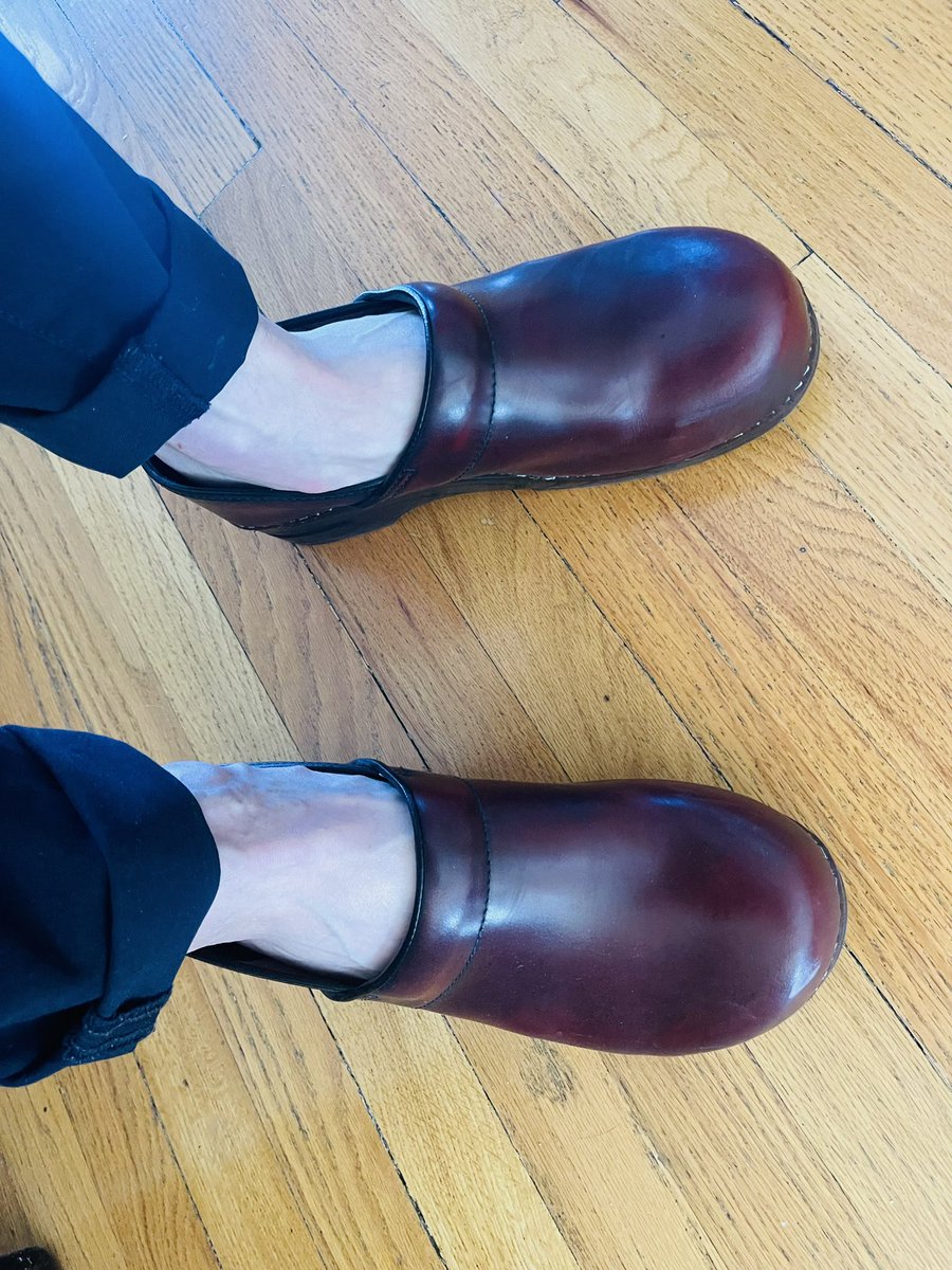 A colleague wore her clogs yesterday and inspired me to dust off mine