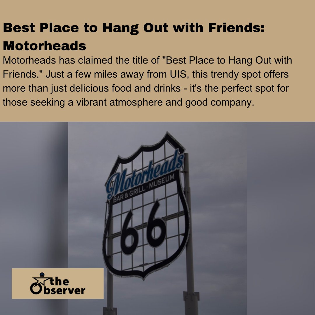 uisobserver's tweet image. Motorheads offers more than just delicious food and drinks - it's the perfect spot for those seeking a vibrant atmosphere and good company.
#motorheads #springfield #food #theuisobserver
Read more➡️uisobserver.com/?p=20676