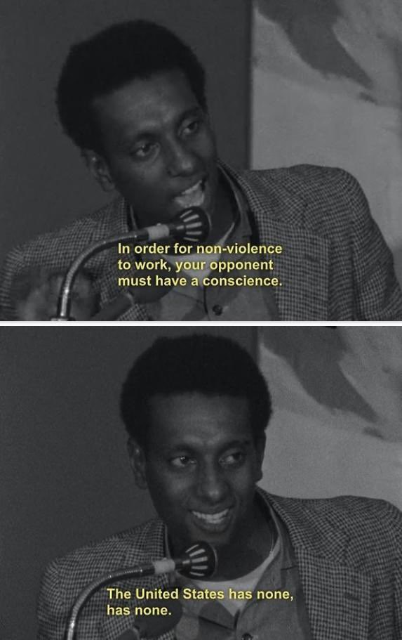 Reminding you of this quote from Kwame Ture for no reason in particular…