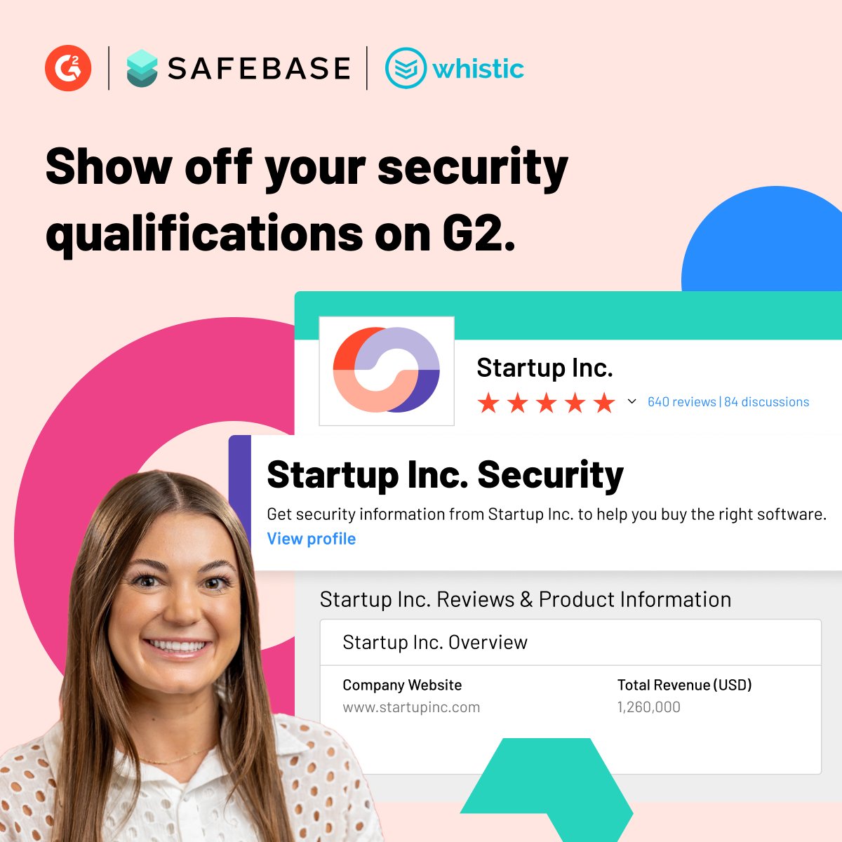 NEW: Stand out from the crowd & give buyers access to security info from @Whistic_Inc or @getsafebase right on your G2 Profile 🔒Highlight security qualifications 🔒Add a competitive edge 🔒Accelerate the security assessment process Learn more: bit.ly/3UnHdzV