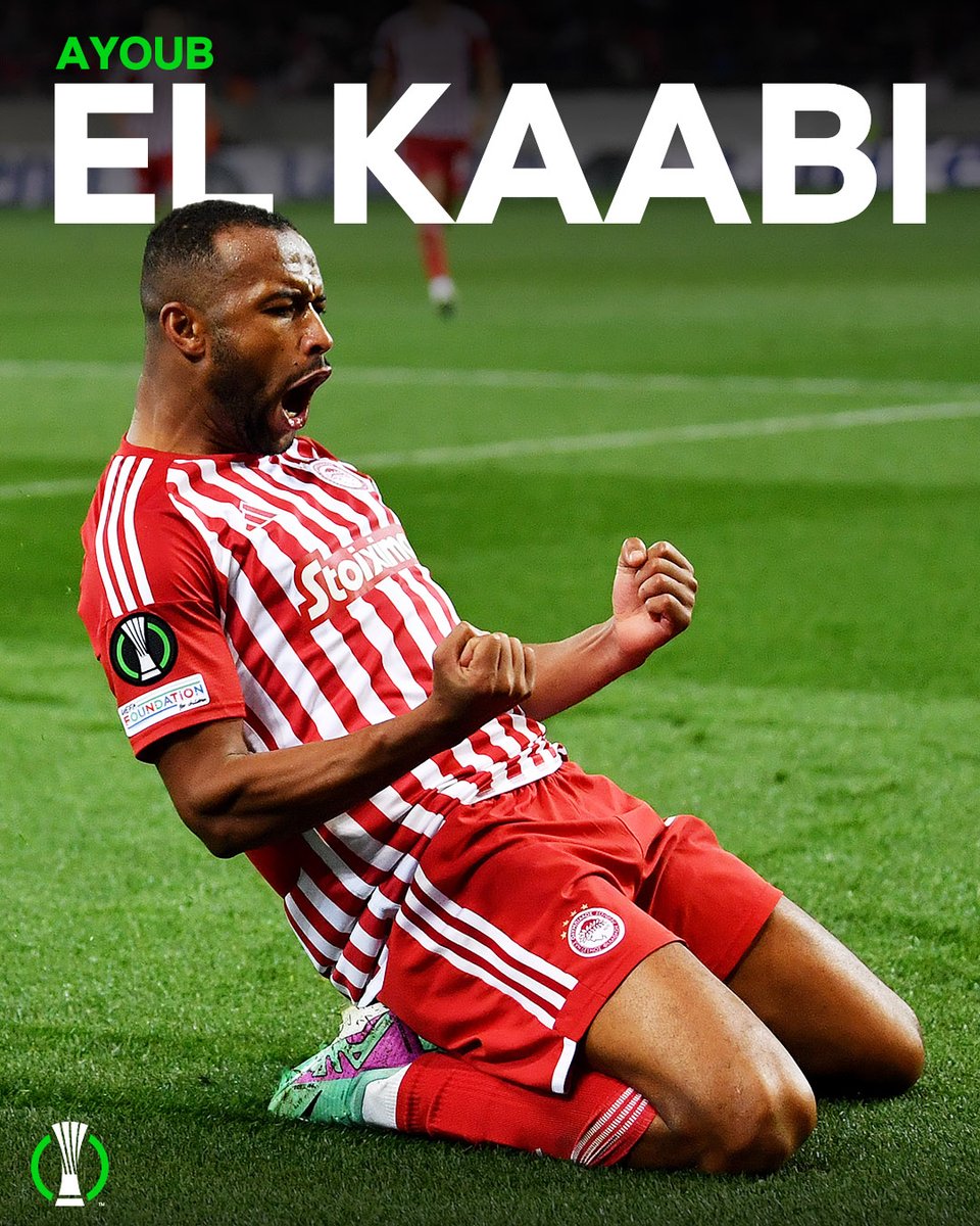 5 goals in 6 games for El Kaabi 🔥 @olympiacosfc || #UECL