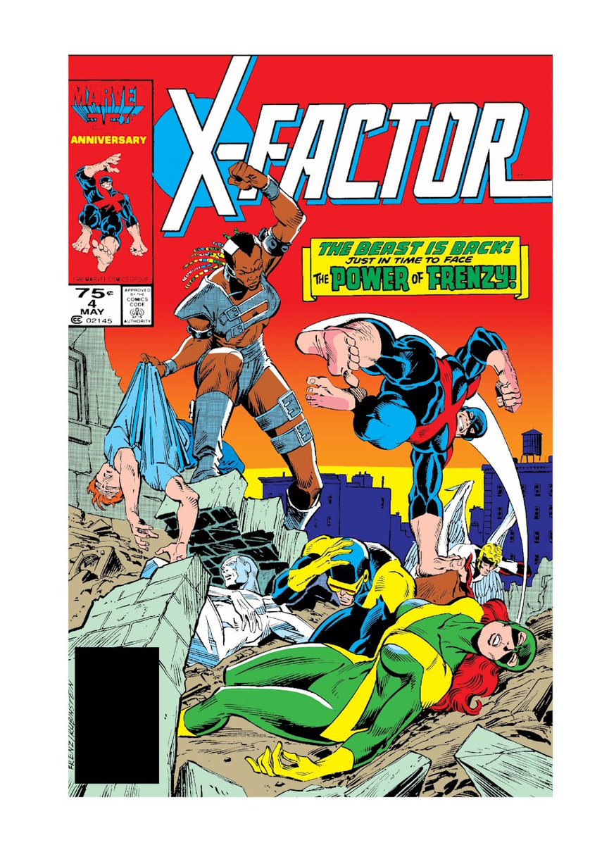 #ThrowbackThursday: Published this month in 1986, X-Factor #4 saw the original Beast back in action against the ferocious Frenzy!  Written by me and co-plotted and penciled by my pal Butch Guice. @Marvel #xfactor