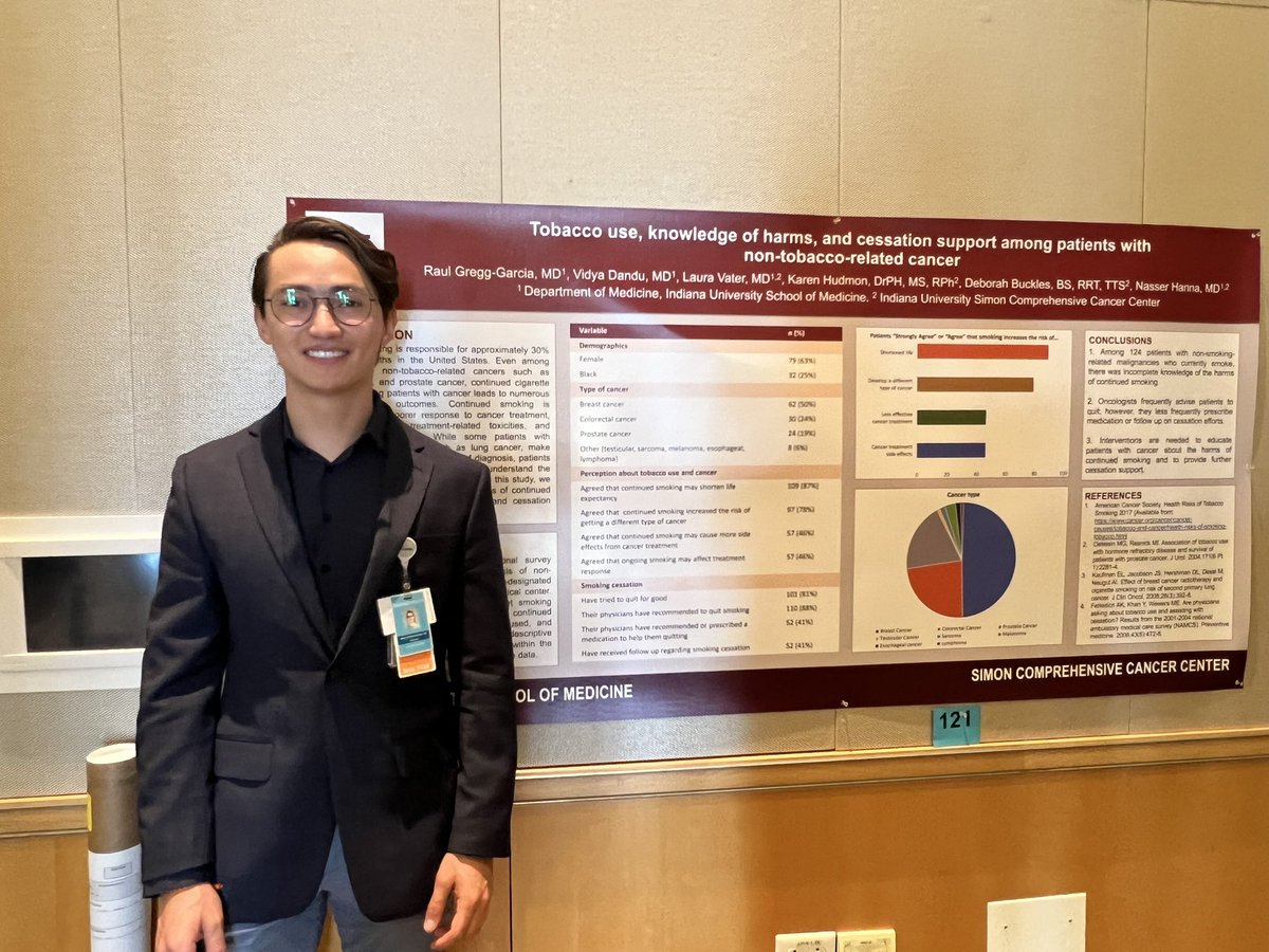 Dr. Pham and Dr. @RaulGreggMD presenting their work at the @IUCancerCenter Research Day👏🏻👏🏻 We can’t wait to see what they will bring to the field of #Hemeonc💪🏼#MedTwitter