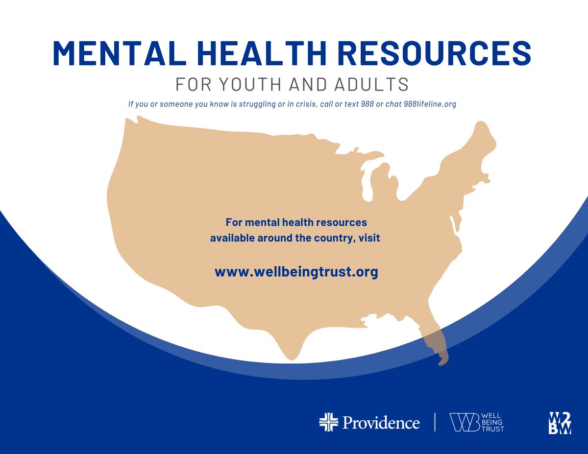 May is #MentalHealthAwarenessMonth, but resources to help your #MentalHealth are available year-round. Awareness of what resources are right for you is key in accessing care. Learn more. Wellbeingtrust.net/6019Yuyfz